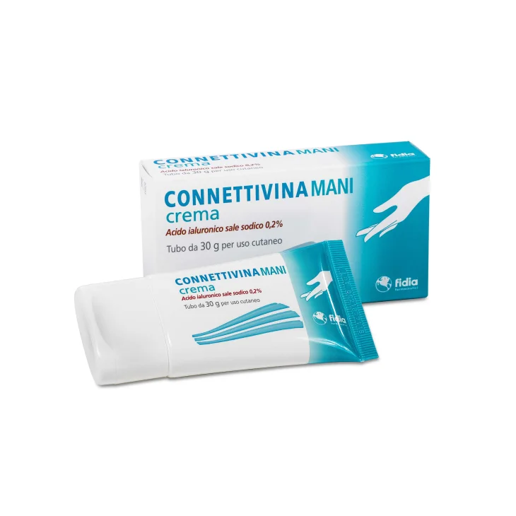 ConnettivinaMani Crema Acido Ialuronico Sale Sodico 30 ml