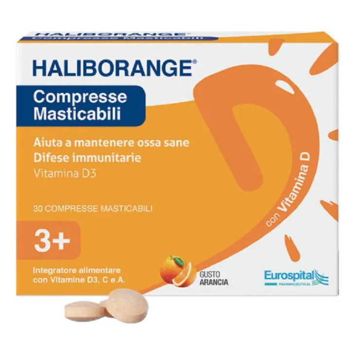 HALIBORANGE 30 COMPRESSE MASTICABILI BIPACK