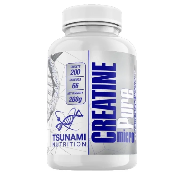 Tsunami Creatine Micro Pure Integratore di Creatina 200 Tavolette