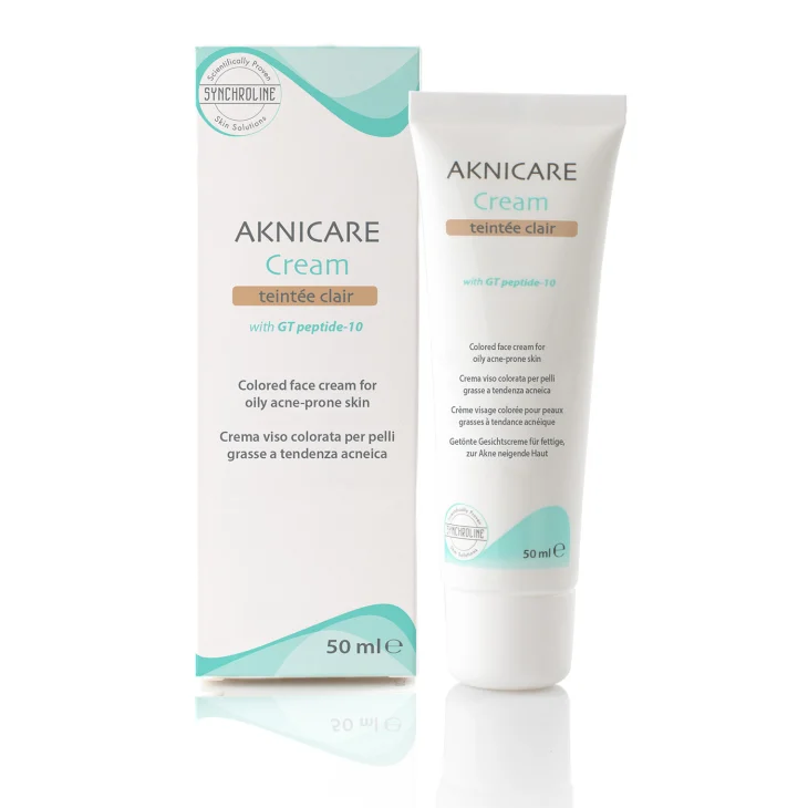 Synchroline Aknicare Crema Colorata Clair per Pelle Acneica 50 ml