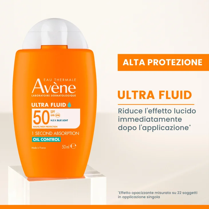 Avène Ultra Fluid Oil Control Alta protezione SPF50 50 ml