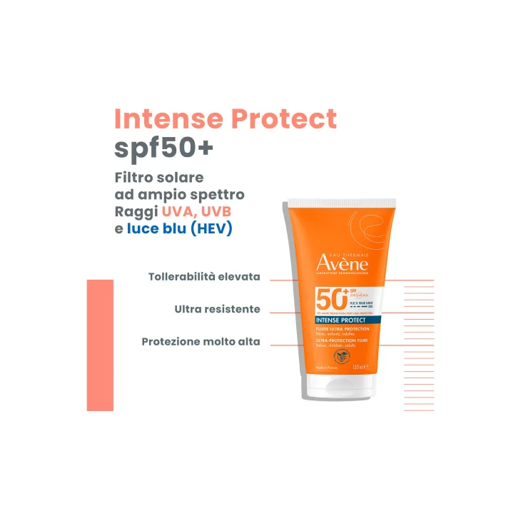 Avène INTENSE PROTECT Fluido ultra protezione SPF 50+ Protezione molto alta 150 ml