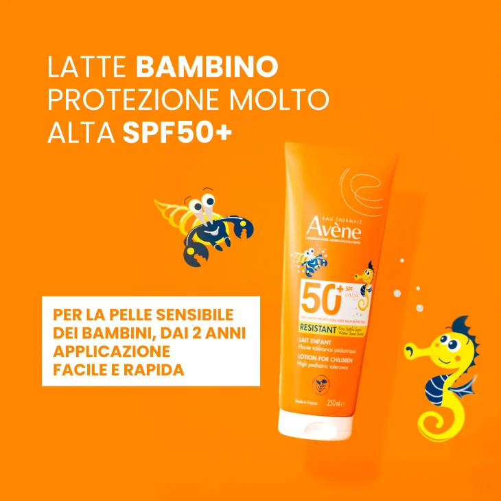 Avène LATTE BAMBINO Protezione molto alta SPF 50+ 250 ml