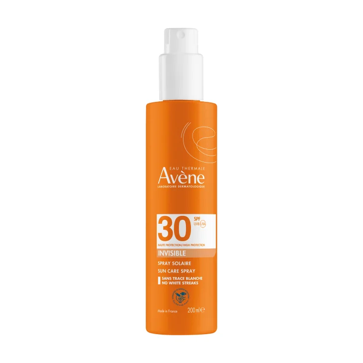 Av&egrave;ne Eau Thermale Spray solare SPF 30 Alta protezione, Finish invisibile senza residui, 200ml