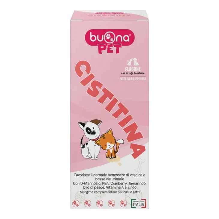 Buona Pet Cistitina Supporto Urinario Cani e Gatti Mangime Complementare 60g