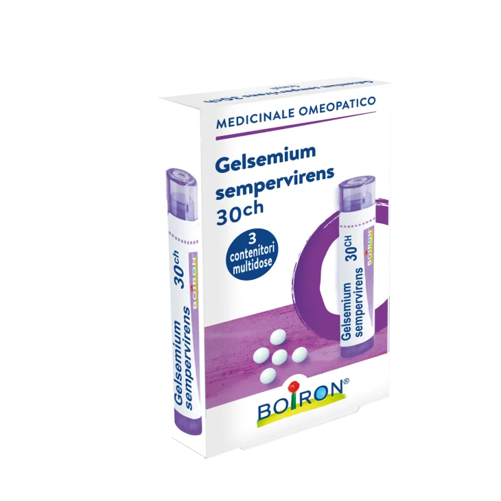 GELSEMIUM SEMPERVIRENS (BOIRON)*80 granuli 30 CH 3 contenitori multidose 4G