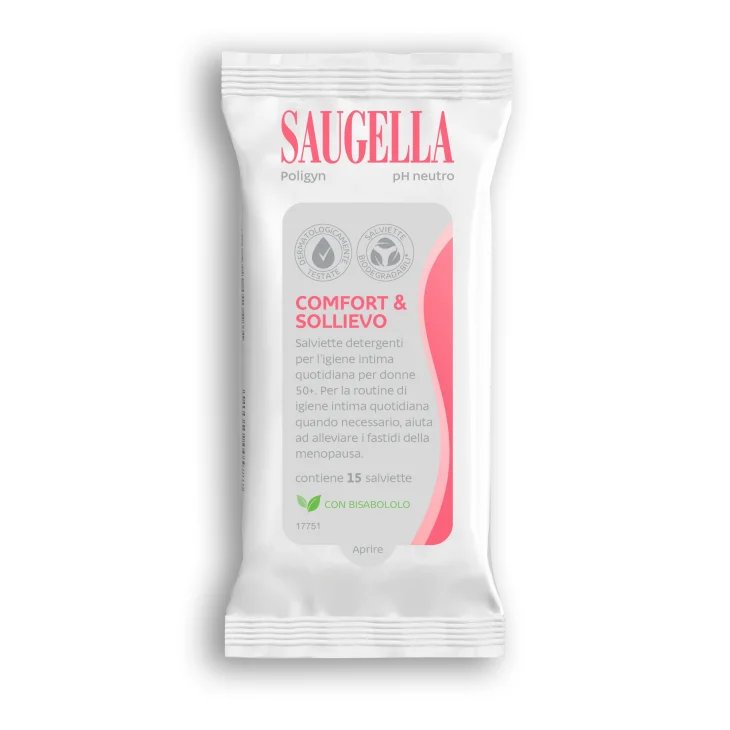 Saugella Poligyn Salviette Igiene Intima 15 pezzi