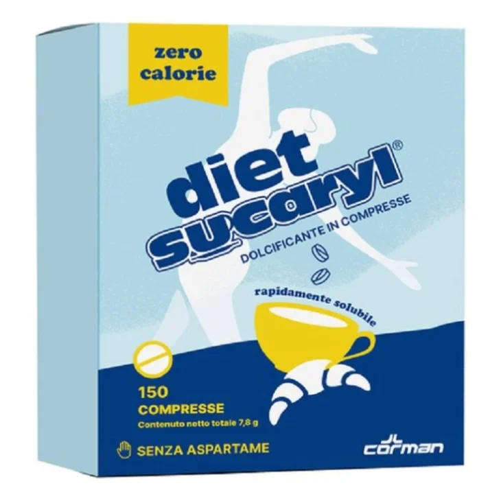 Corman Diet Sucaryl Dolcificante senza Calorie 150 Compresse