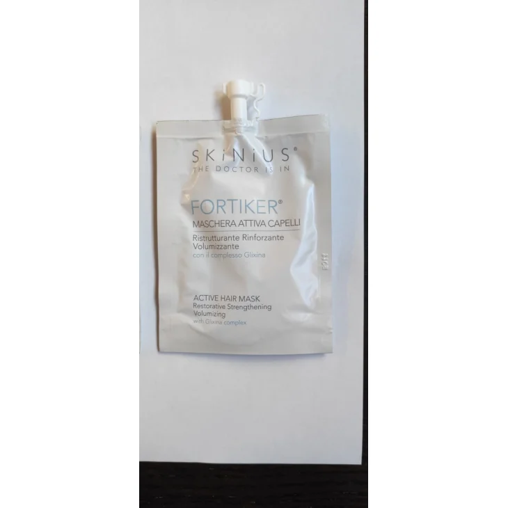 Skinius Fortiker Maschera Attiva Rinforzante Volumizzante Travel Size 30 ml