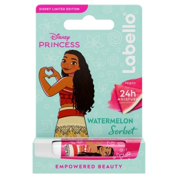 Labello Disney Princess Moana Watermelon Sorbet Balsamo Labbra 4.8 g