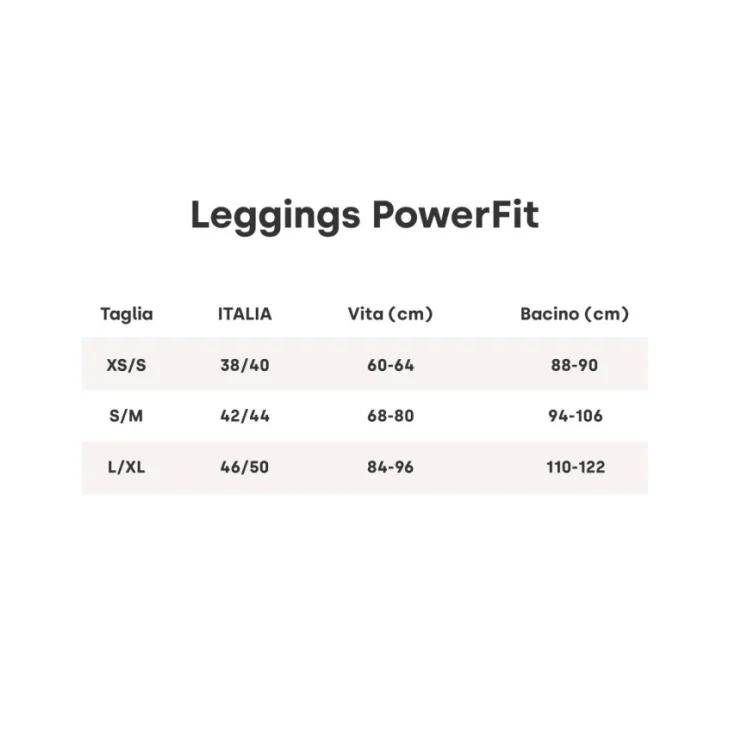 Guam Fibramar Leggings Snellente Power Fit Colore Grigio Misura XS/S