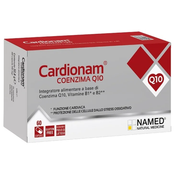NAMED Cardionam Coenzima Q10 Integratore Antiossidante 60 Compresse