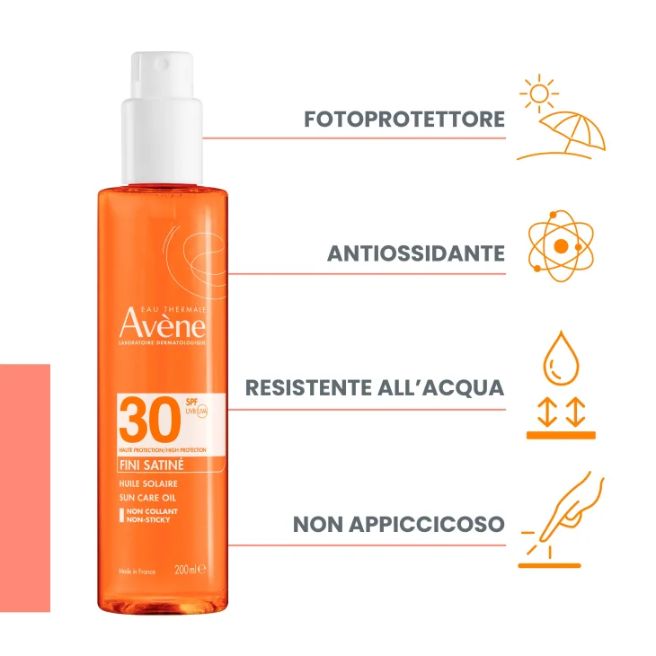 Avène Eau Thermale Olio Solare Alta protezione SPF30 200 ml