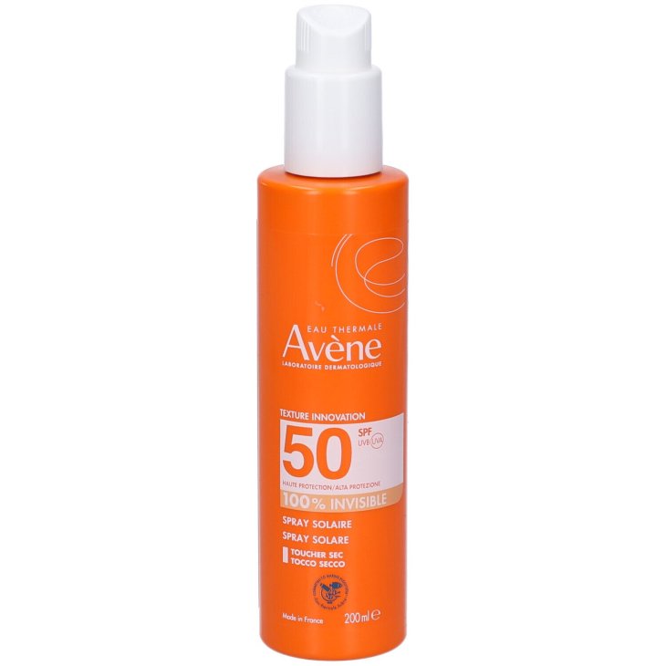 Av&egrave;ne Eau Thermale Spray Solare Protezione alta SPF 50 con Finish Invisibile Lunga durata 200 ml