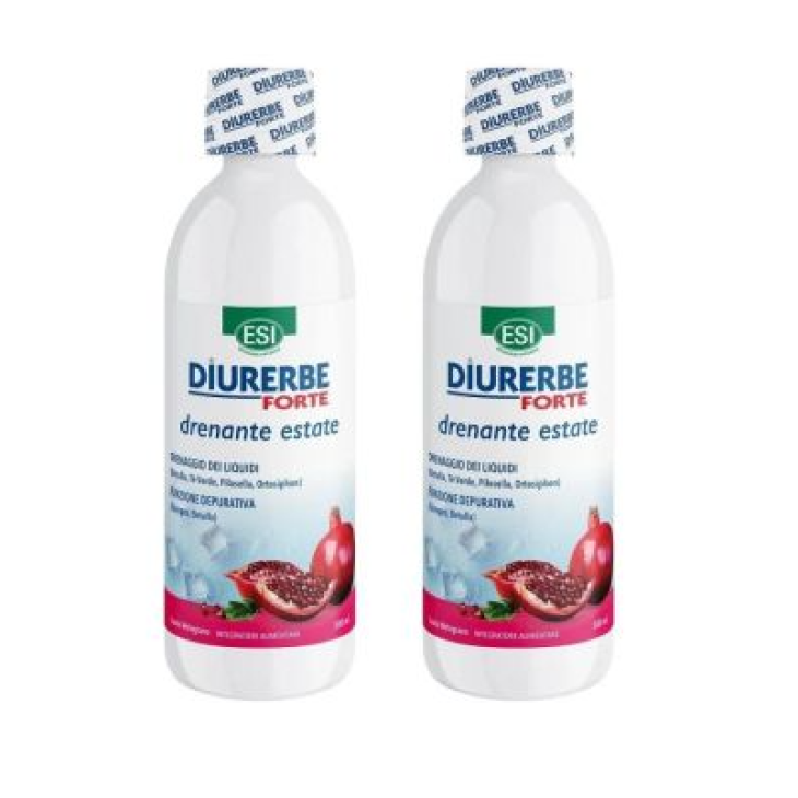 ESI Diurerbe Forte Drenante Gusto Melograno Estate Bipack 500 ml + 500 ml