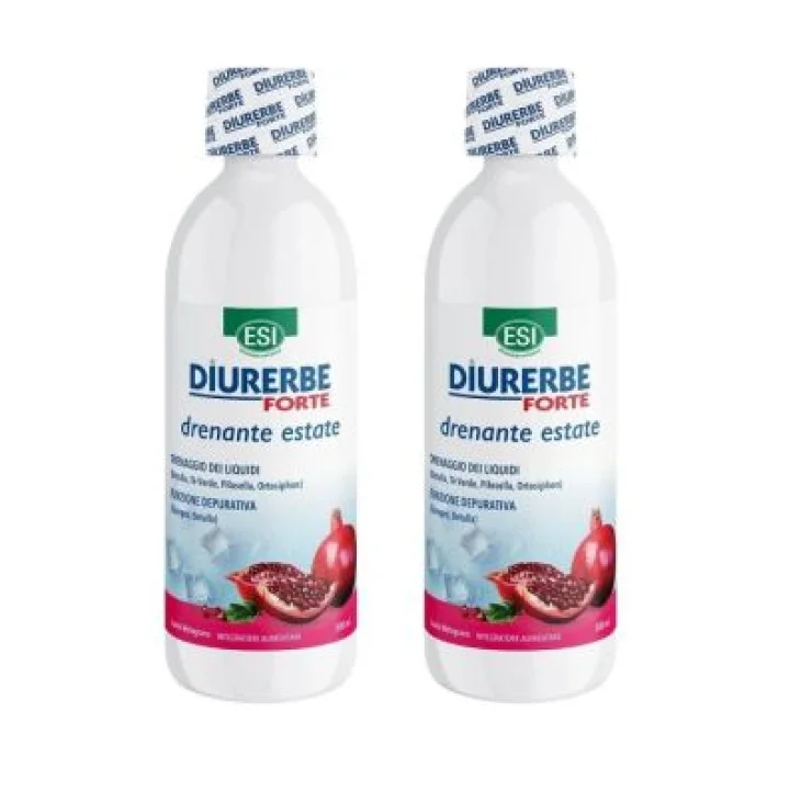 ESI Diurerbe Forte Drenante Gusto Melograno Estate Bipack 500 ml + 500 ml