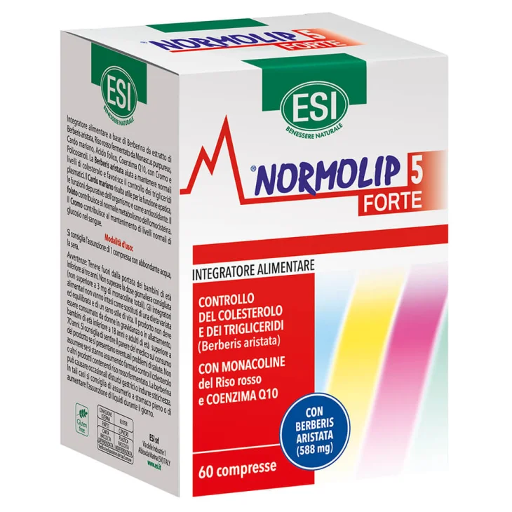 Esi Normolip 5 Forte Integratore per il Colesterolo 60 Compresse