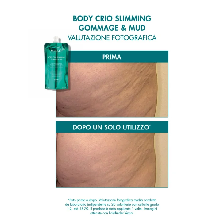 Miamo Body Crio Slimming Gommage & Mud Fango Anticellulite 100 grammi