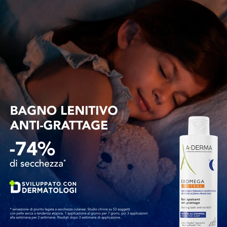 A-Derma Exomega Control Bagno Lenitivo Anti-grattage Pelle secca a tendenza atopica 200ml
