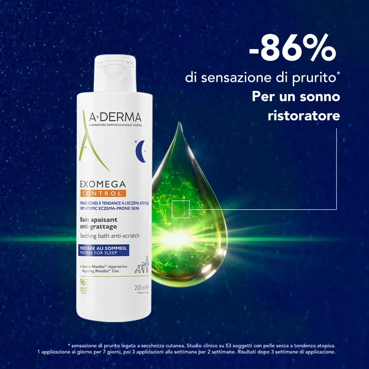 A-Derma Exomega Control Bagno Lenitivo Anti-grattage Pelle secca a tendenza atopica 200ml