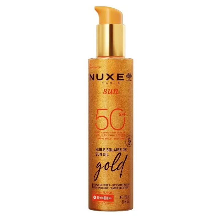 Nuxe Sun Olio Solare Dorato Protezione SPF50 150 ml