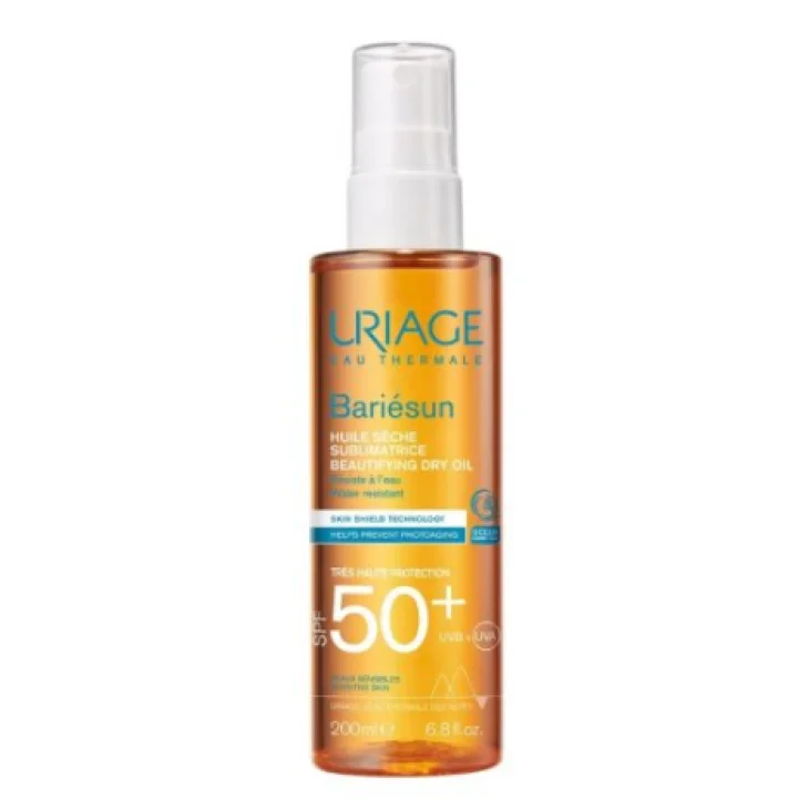 Uriage Bariésun SPF50+ Olio Secco Illuminante Alta Protezione 200 ml