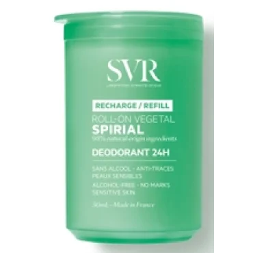 SVR Spirial Roll On Deodorante Vegetal Contro i Cattivi Odori Ricarica 50 ml