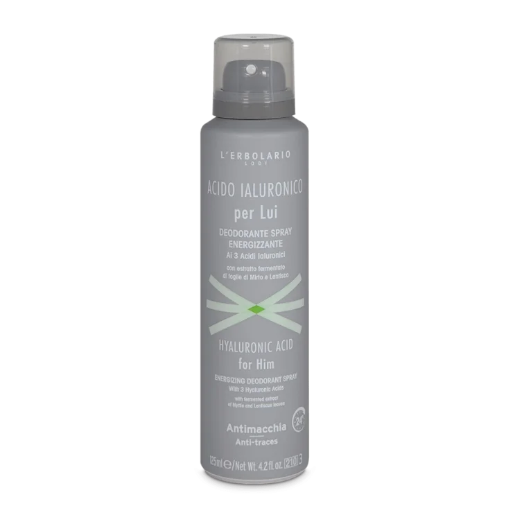 L'Erbolario Acido Ialuronico Deodorante Spray Energizzante per Lui 125 ml