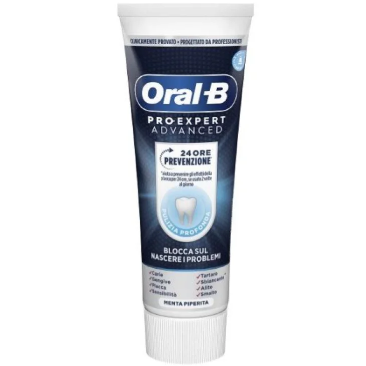 Oral B Advanced Dentifricio Prevenzione Tartaro Con Microgranuli Attivi 75 ml