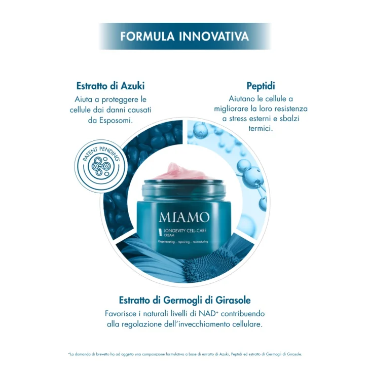 MIAMO LONGEVITY PLUS Longevity Cell Care Light Velvet Cream PF 50 ml