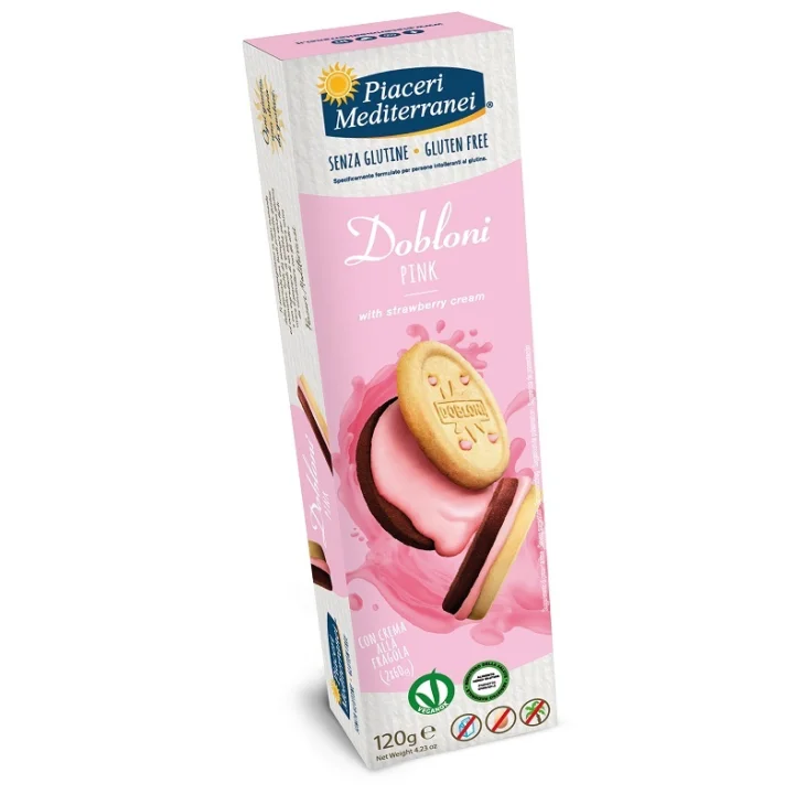PIACERI MEDITERRANEI DOBLONI PINK CREMA ALLA FRAGOLA 120 G