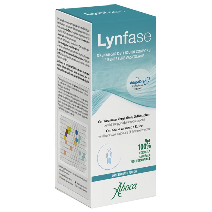 Aboca Lynfase Concentrato Fluido Drenaggio Liquidi 180 g