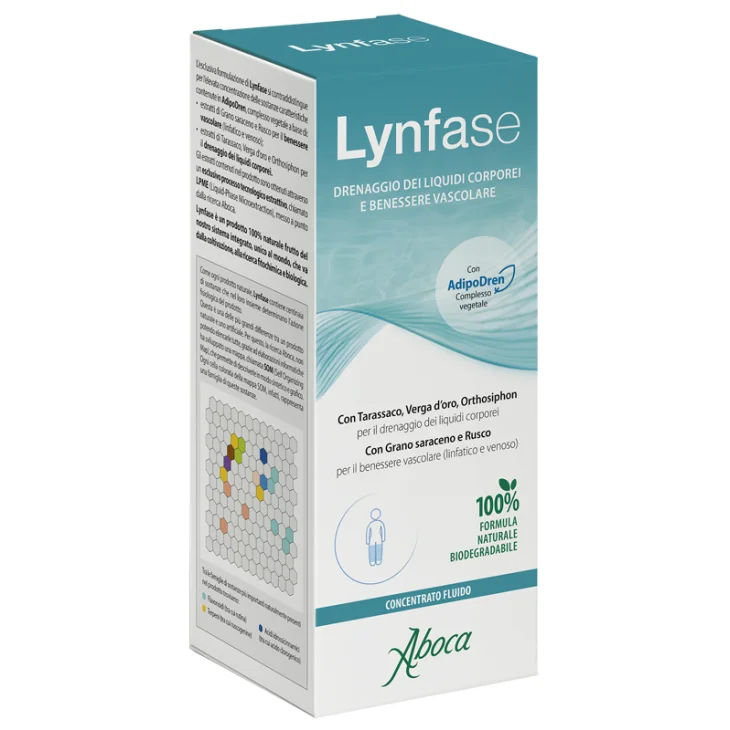 Aboca Lynfase Concentrato Fluido Drenaggio Liquidi 180 g