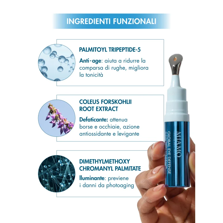 Miamo Global Eye Defence Sunscreen Concealer SPF 30 TOFFEE
