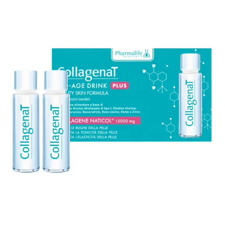 Collagenat No Age Drink Plus Integratore Anti Età 7 Flaconcini