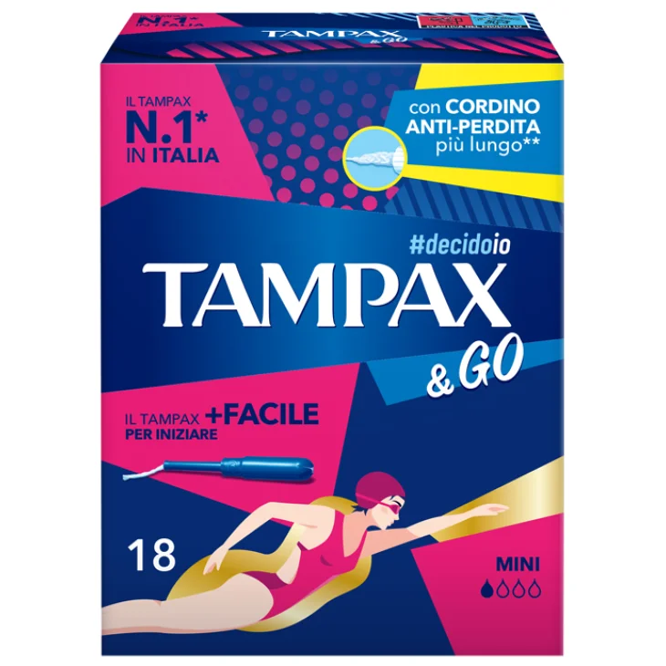 TAMPAX &GO MINI 18 PEZZI