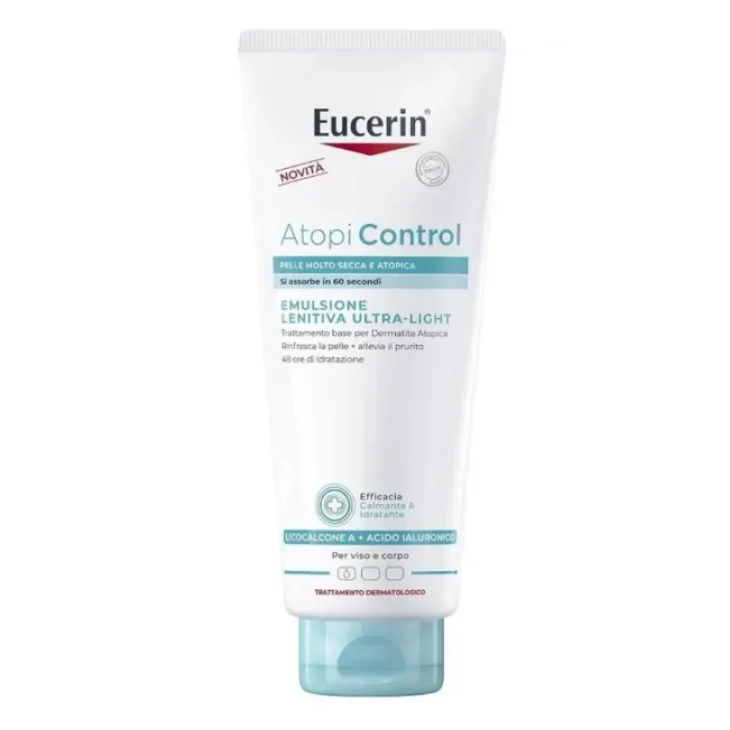 Eucerin Emulsione Lenitiva Ultra Light Idratante Lenitivo Pelli Sensibili 400 ml