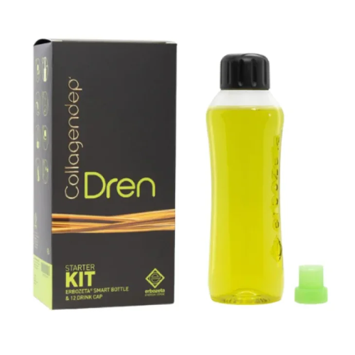Collagendep Dren Limone Starter Kit Drenante 12 Flaconcini + 1 Bottiglia