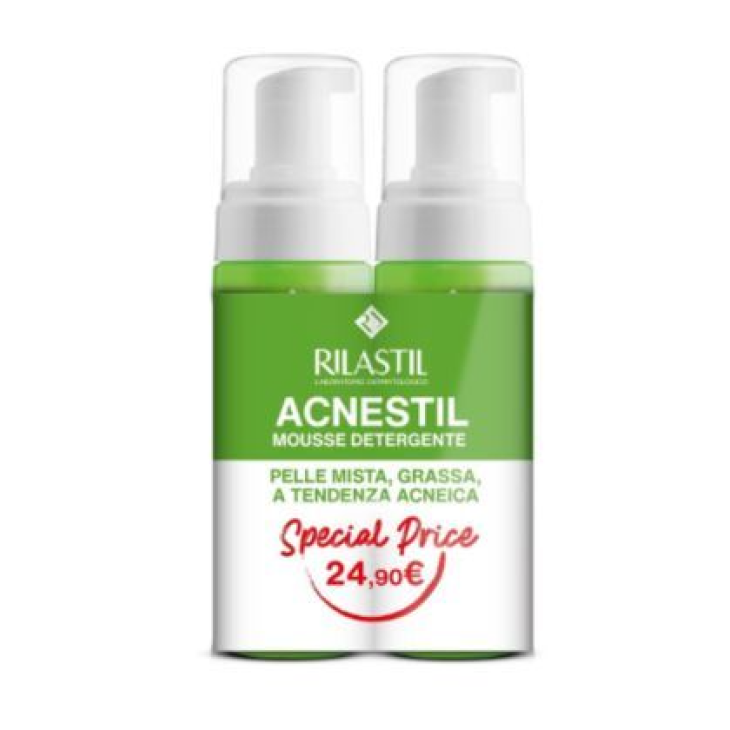 Rilastil Acnestil Mousse Detergente Pelli Grasse 165 ml