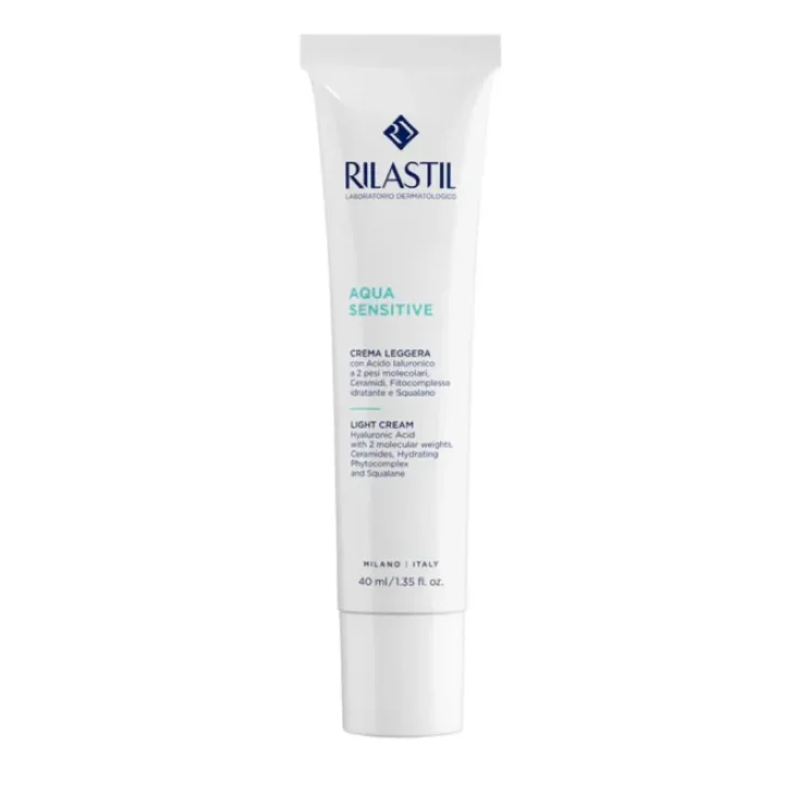Rilastil Aqua Sensitive Crema Leggera Idratante Viso 40 ml
