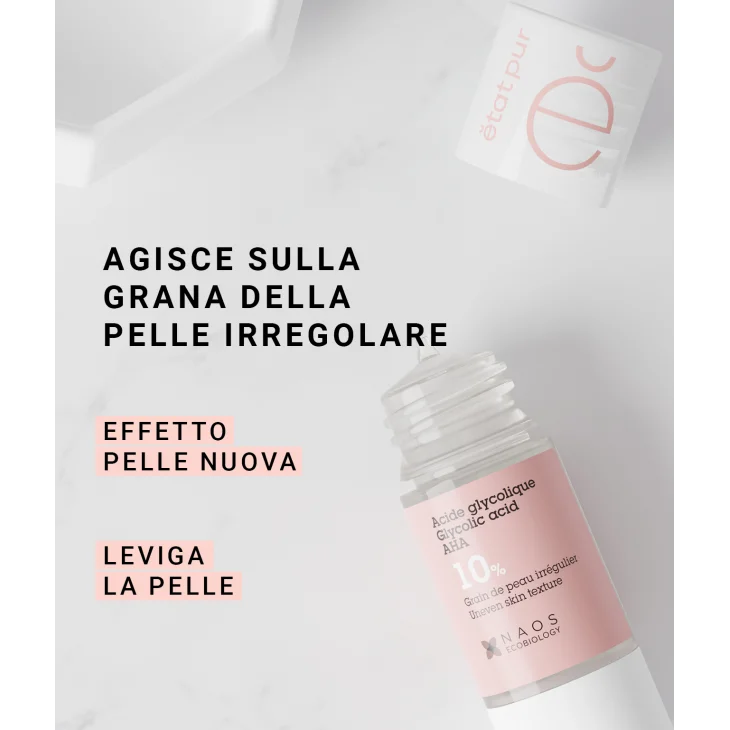 Etat Pur Acido Glicolico 10% Peeling Viso 15 ml