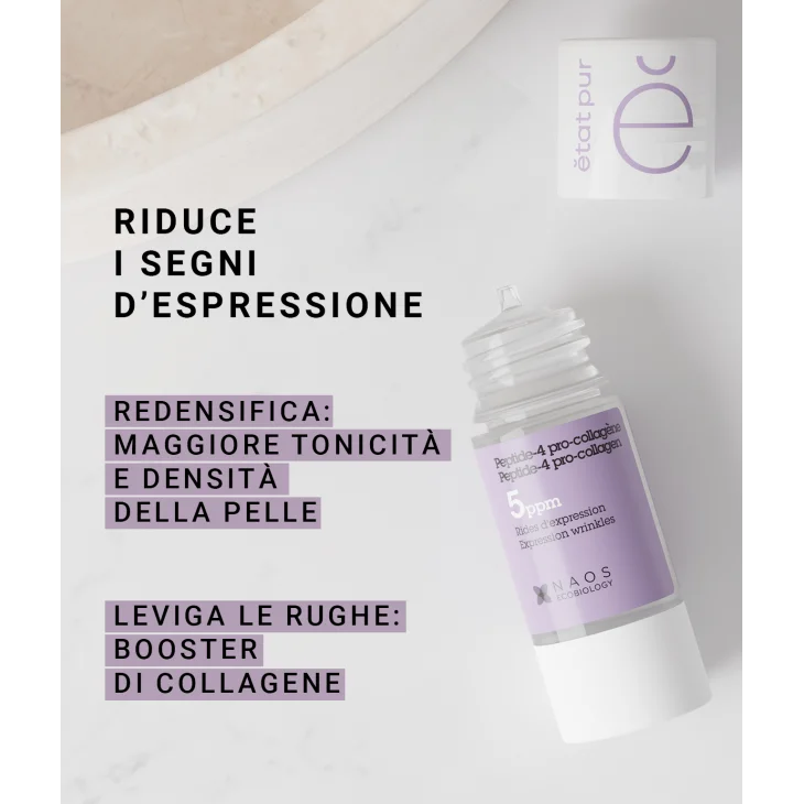 Etat Pur Peptide-4 Pro-Collagen 5ppm Attivo Puro Antietà 15 ml