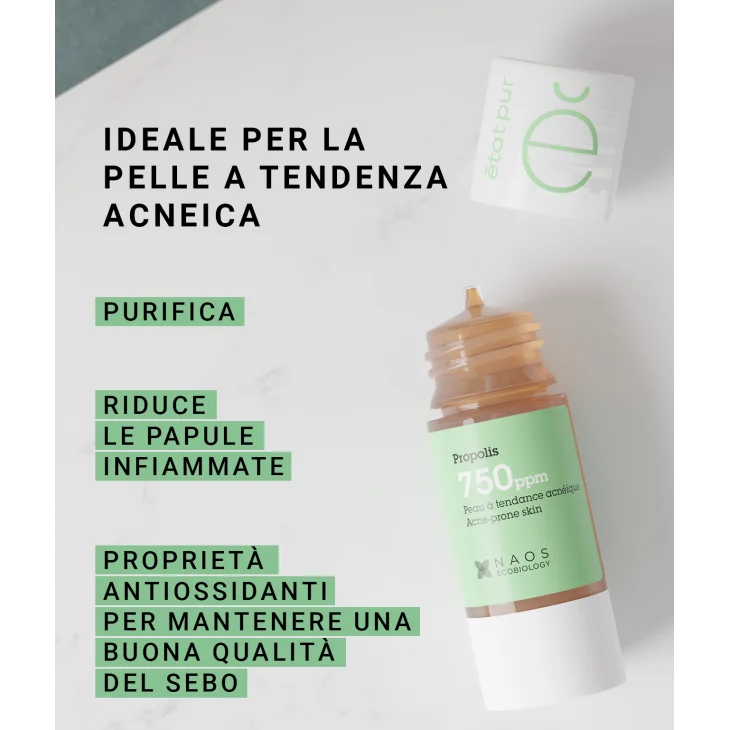 Etat Pur Propoli 750ppm Attivo Puro Anti-Acne 15 ml