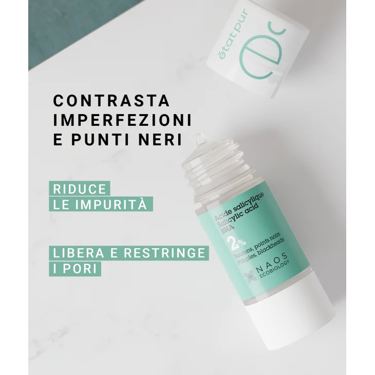 Etat Pur Acido Salicilico 2% Attivo Puro Anti-Acne 15 ml