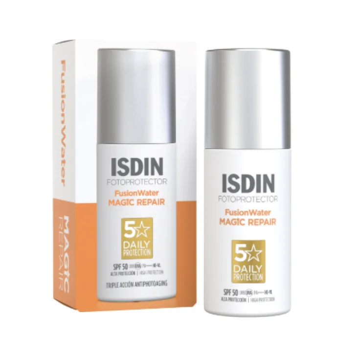 Isdin Fusion Water Magic Repair SPF50 Protegge Ripara Rigenera 50 ml