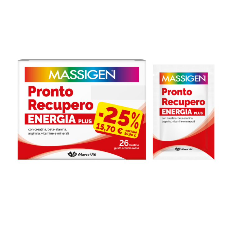 Massigen Pronto Recupero Plus 26 Bustine Promo
