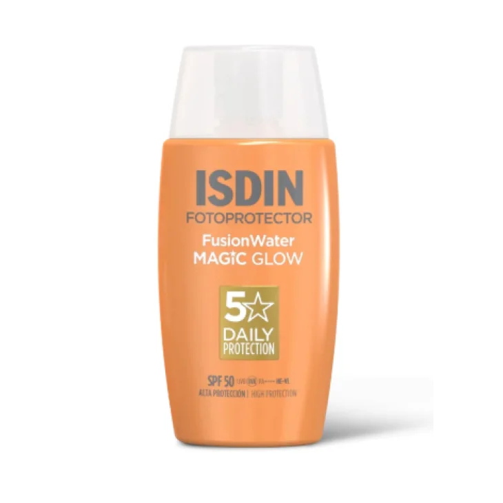 Isdin Fusion Water Magic Glow Protezione SPF50 Effetto Glow 50 ml