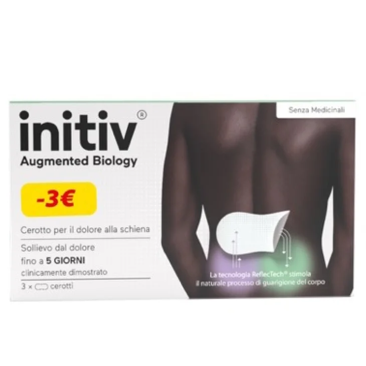 CEROTTO DOLORE SCHIENA INITIV 3 PEZZI PROMO