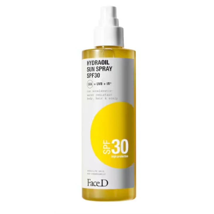 Face D Hydraoil Spray Solare SPF30 Protezione Solare 200 ml