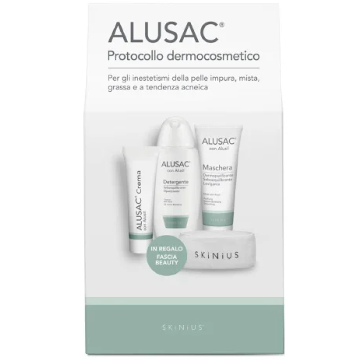 Skinius Protocollo Alusac Box Cura Quotidiana Pelle Impura 1 box